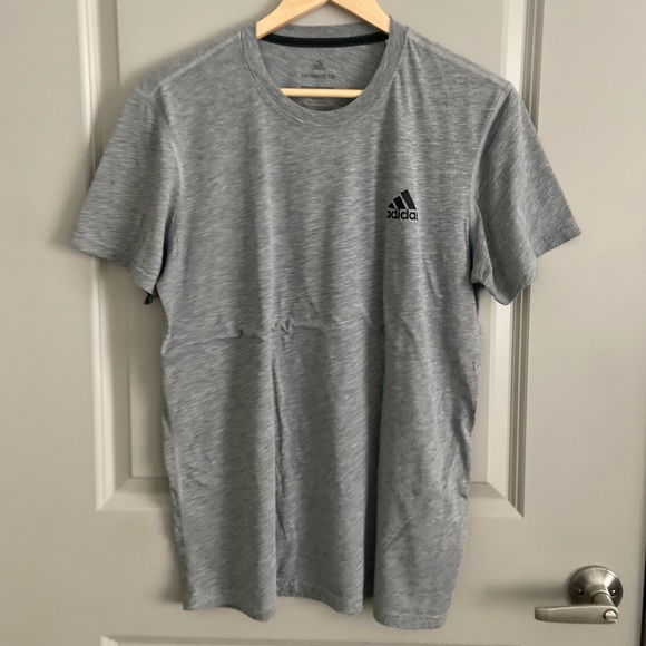 adidas Other - ADIDAS SHORT SLEEVE SHIRT SIZE L GRAY